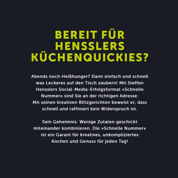 GU - Hensslers Schnelle Nummer 5 GU - Hensslers Schnelle Nummer – Bild 5