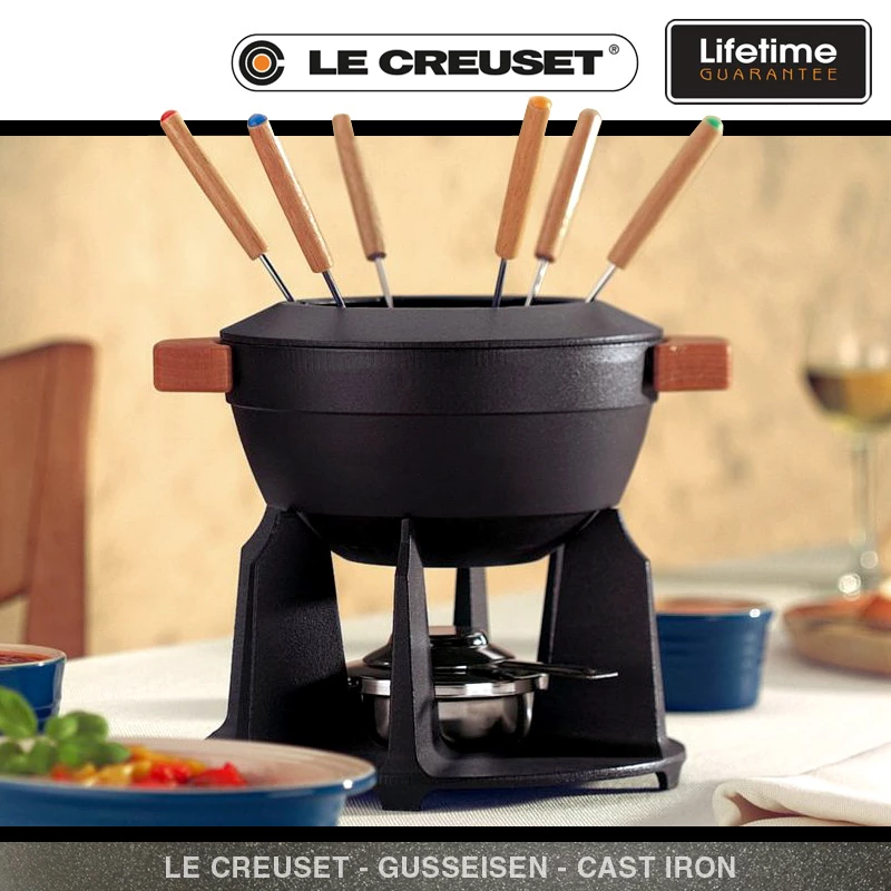 LeCreuset Le Creuset - Fondue-Set - Schwarz 2 LeCreuset Le Creuset - Fondue-Set - Schwarz – Bild 2