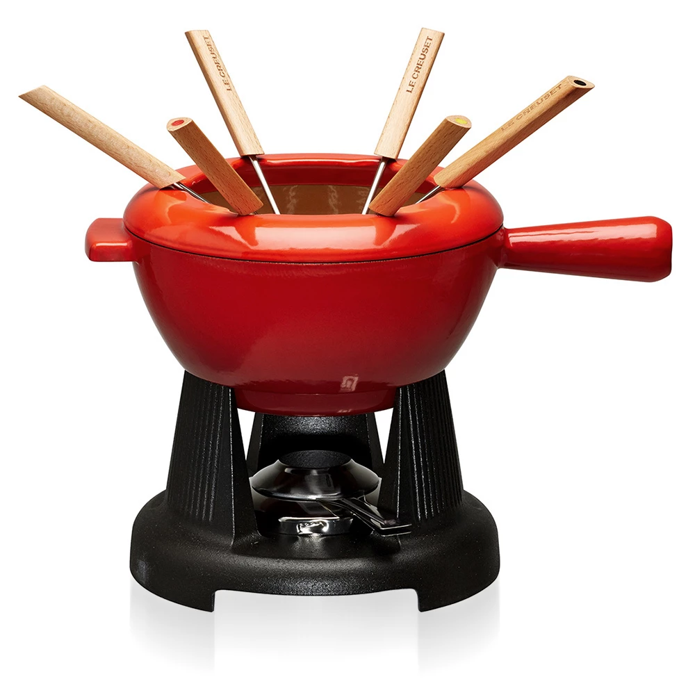 Le Creuset - Käsefondue-Set - Kirschrot 1 Le Creuset - Käsefondue-Set - Kirschrot
