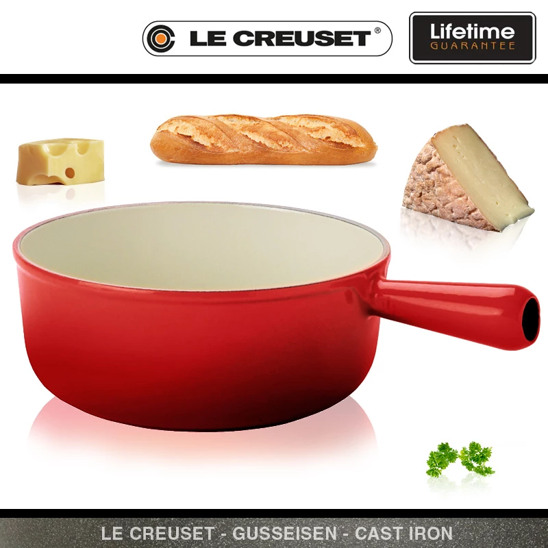 Le Creuset - Caquelon 22 Cm - Kirschrot 2 Le Creuset - Caquelon 22 Cm - Kirschrot – Bild 2