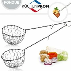 Küchenprofi - Siedelöffel / Fonduelöffel 2er Set