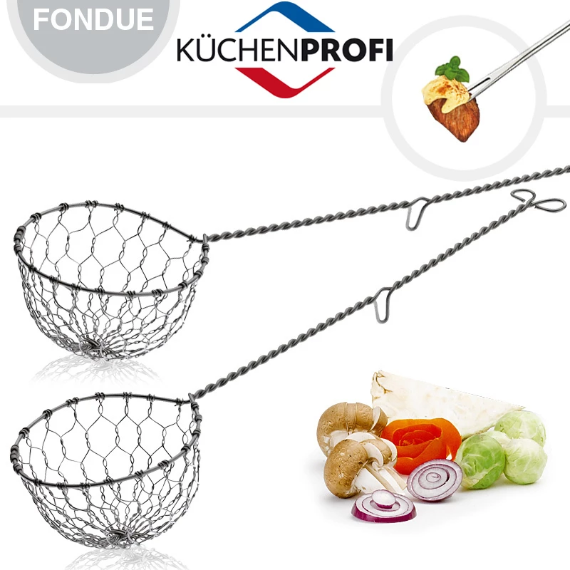 Küchenprofi - Siedelöffel / Fonduelöffel 2er Set 1 Küchenprofi - Siedelöffel / Fonduelöffel 2er Set