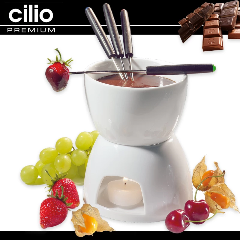 Cilio - Schokoladen-Fondue-Set "Classic" 1 Cilio - Schokoladen-Fondue-Set "Classic"