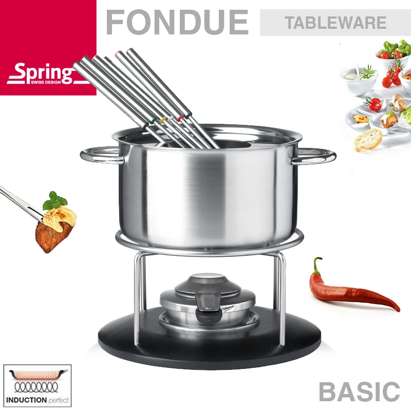 Spring - Basic - Fondue-Garnitur Schwarz 18 Cm 2 Spring - Basic - Fondue-Garnitur Schwarz 18 Cm – Bild 2
