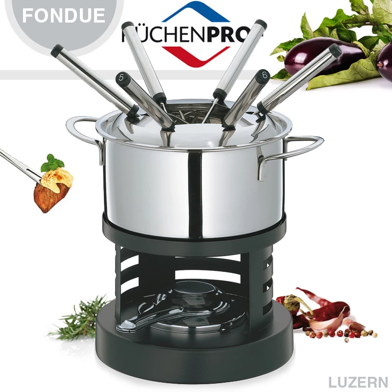 Küchenprofi - Fondue Set "Luzern" 1 Küchenprofi - Fondue Set "Luzern"