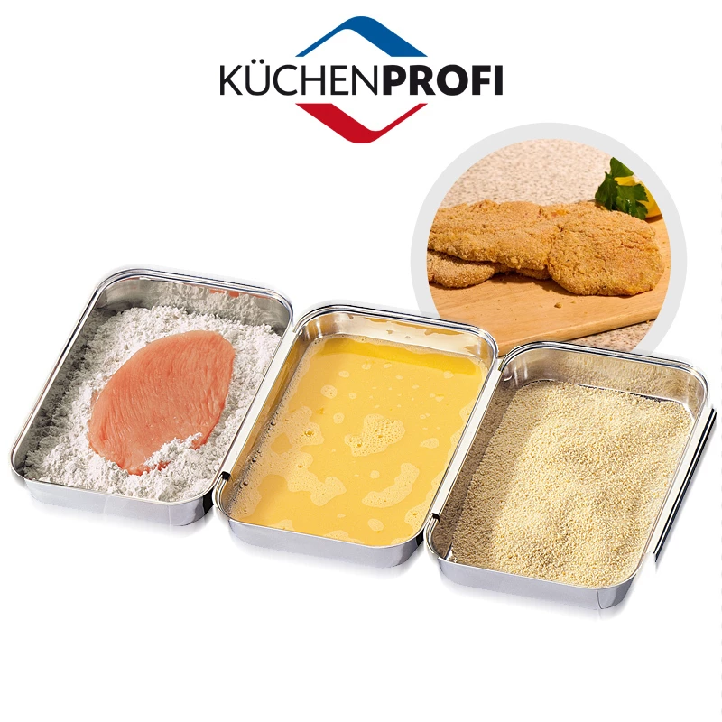 Küchenprofi - Panierset, 3 Teilig 1 Küchenprofi - Panierset, 3 Teilig