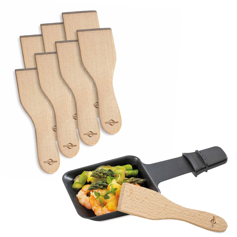 Küchenprofi - Raclette-Schaber, 8-er Set 1 Küchenprofi - Raclette-Schaber, 8-er Set