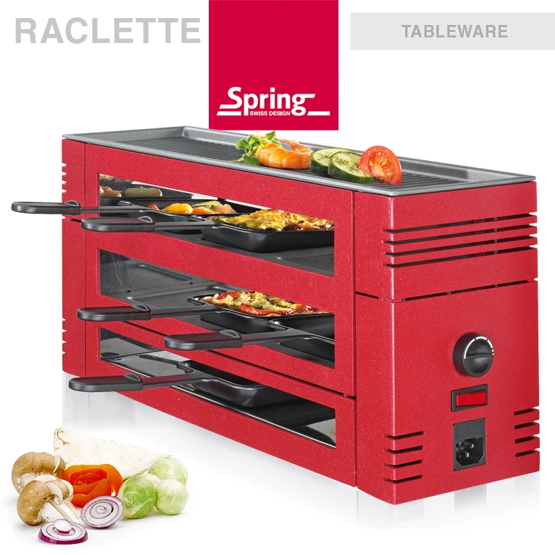 Spring - Pizza Raclette 6 - Rot 1 Spring - Pizza Raclette 6 - Rot