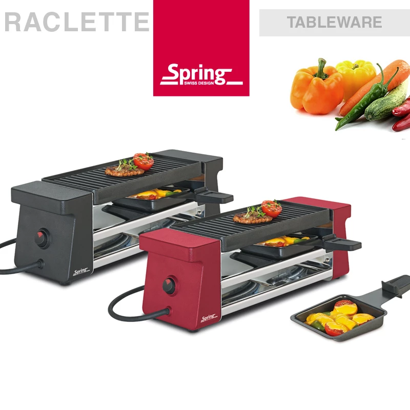 Spring - Raclette 2 Compact - Schwarz 2 Spring - Raclette 2 Compact - Schwarz – Bild 2