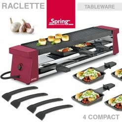 Spring - Raclette 4 Compact - Rot
