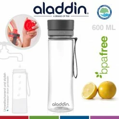 Aladdin - Aveo Trinkflasche - Grey 600 Ml