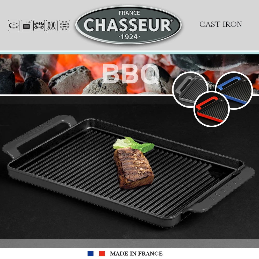 Chasseur - Rechteckige Grillpfanne In 2 Größen 1 Chasseur - Rechteckige Grillpfanne In 2 Größen