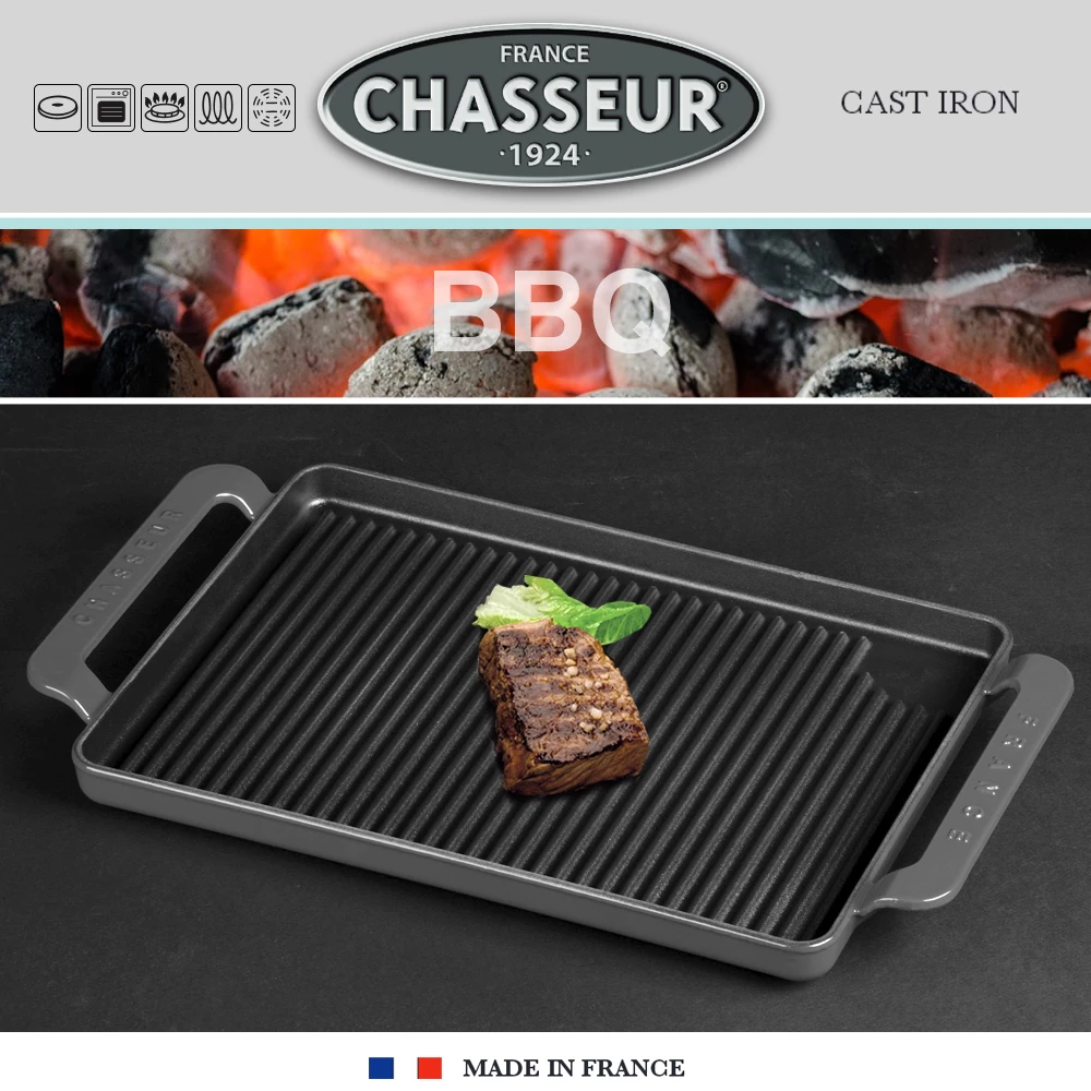 Chasseur - Rechteckige Grillpfanne In 2 Größen 3 Chasseur - Rechteckige Grillpfanne In 2 Größen – Bild 3