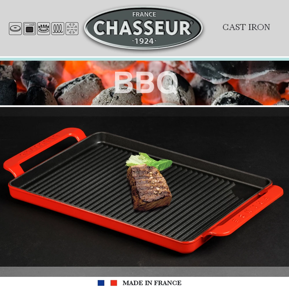 Chasseur - Rechteckige Grillpfanne In 2 Größen 4 Chasseur - Rechteckige Grillpfanne In 2 Größen – Bild 4
