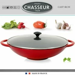 Chasseur - Wok Mit Glasdeckel - 37 Cm 9 Chasseur - Wok Mit Glasdeckel - 37 Cm -GU shop unnamed file 398