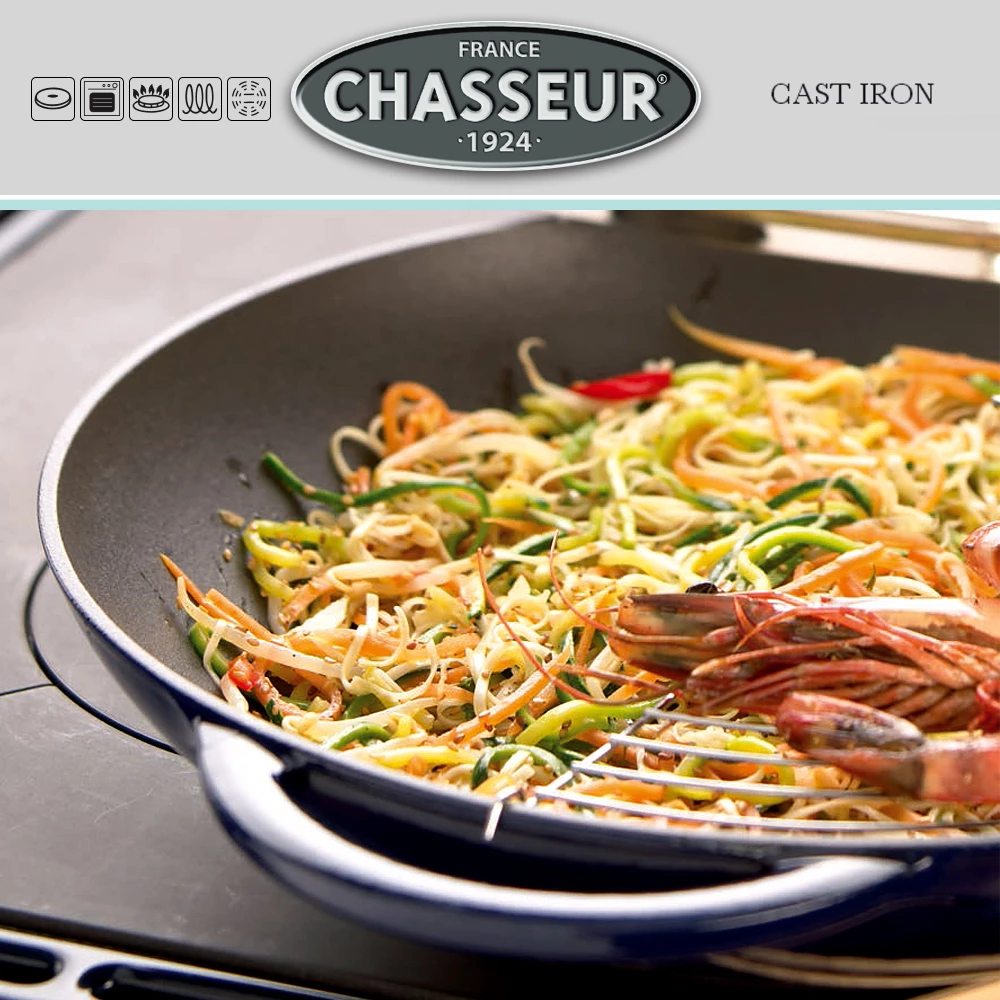 Chasseur - Wok Mit Glasdeckel - 37 Cm 5 Chasseur - Wok Mit Glasdeckel - 37 Cm – Bild 5