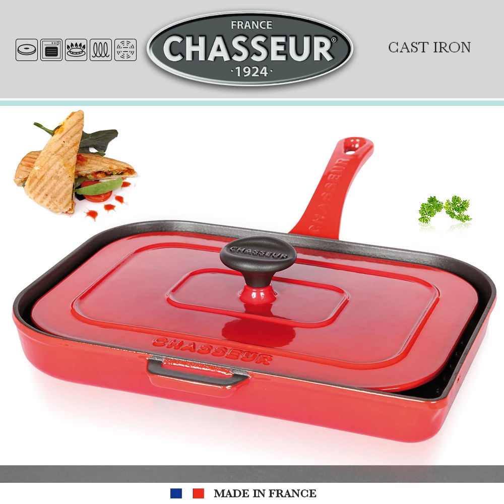 Chasseur - Panini Presse Mit Grillpfanne 2 Chasseur - Panini Presse Mit Grillpfanne – Bild 2