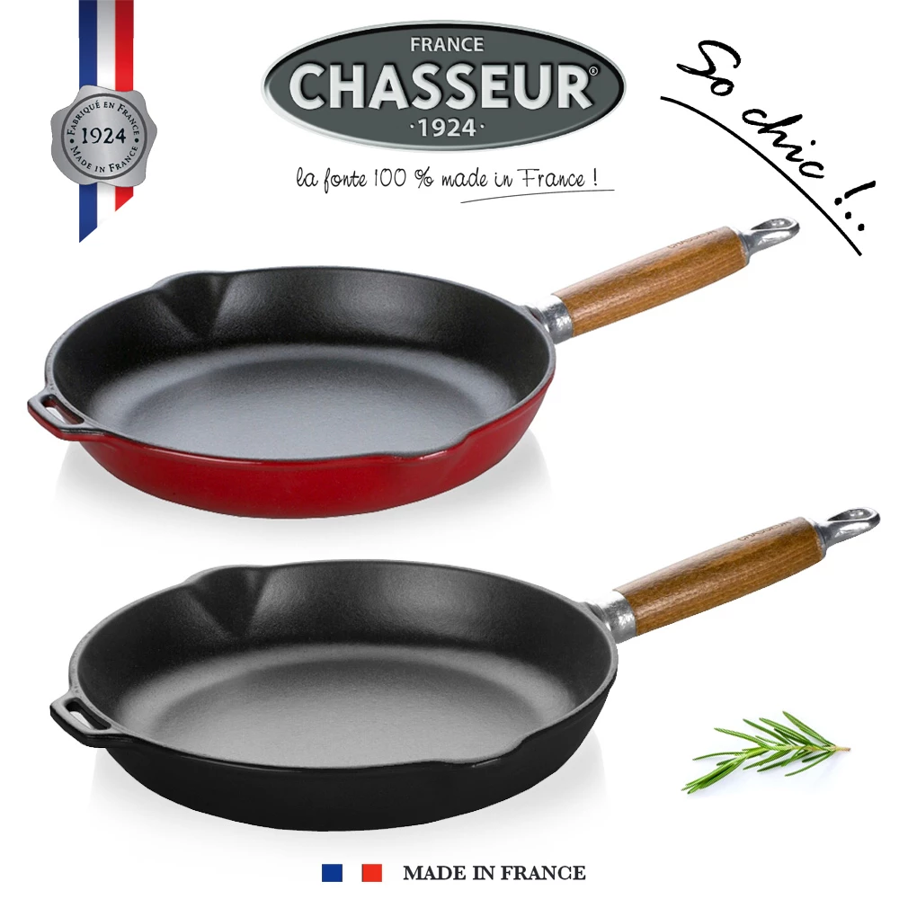 Chasseur - Bratpfanne Mit Holzgriff 1 Chasseur - Bratpfanne Mit Holzgriff