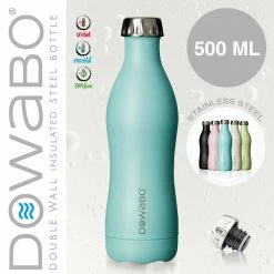 Dowabo - Doppelwandige Isolierflasche - Swimming Pool 500 Ml