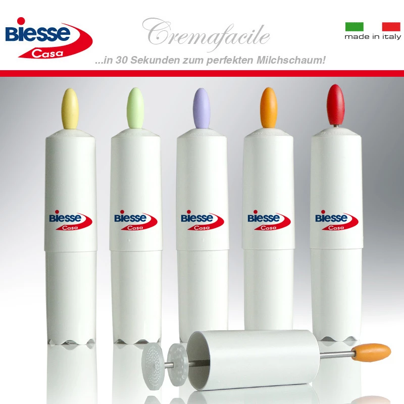 Biesse Casa - Cremafacile - Milchaufschäumer Gelb 3 Biesse Casa - Cremafacile - Milchaufschäumer Gelb – Bild 3