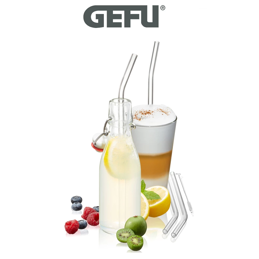 Gefu - Glastrinkhalm FUTURE Transparent 2 Gefu - Glastrinkhalm FUTURE Transparent – Bild 2