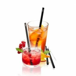 Gefu - Glastrinkhalm FUTURE Schwarz