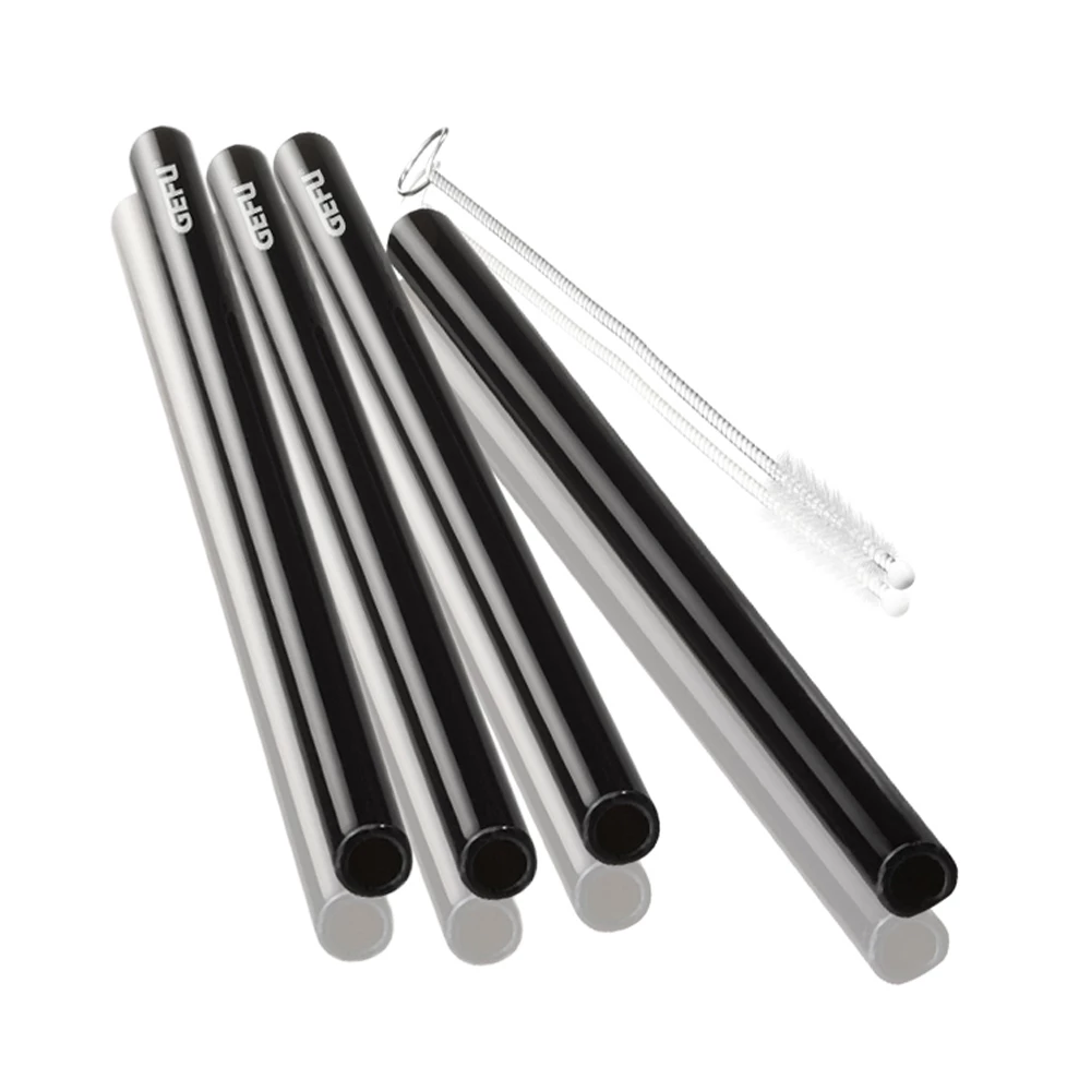 Gefu - Glastrinkhalm FUTURE Schwarz 2 Gefu - Glastrinkhalm FUTURE Schwarz – Bild 2