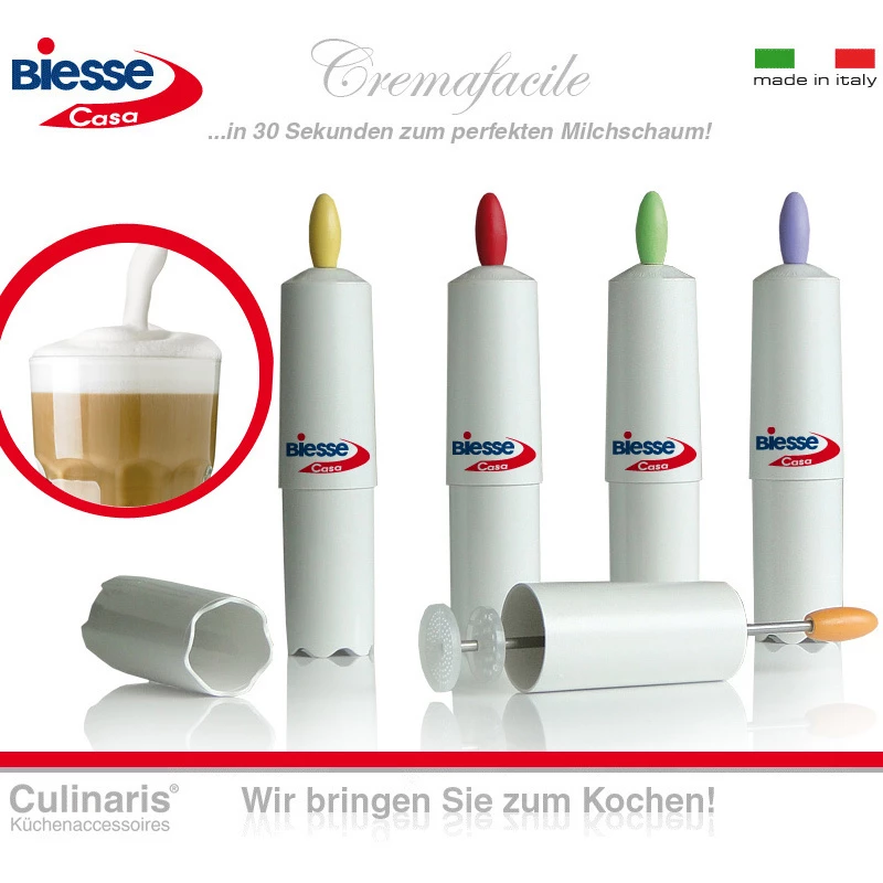 Biesse Casa - Cremafacile - Milchaufschäumer Grün 4 Biesse Casa - Cremafacile - Milchaufschäumer Grün – Bild 4