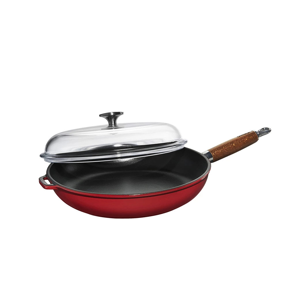 Chasseur - Bratpfanne Mit Holzgriff + Glasdeckel 3 Chasseur - Bratpfanne Mit Holzgriff + Glasdeckel – Bild 3