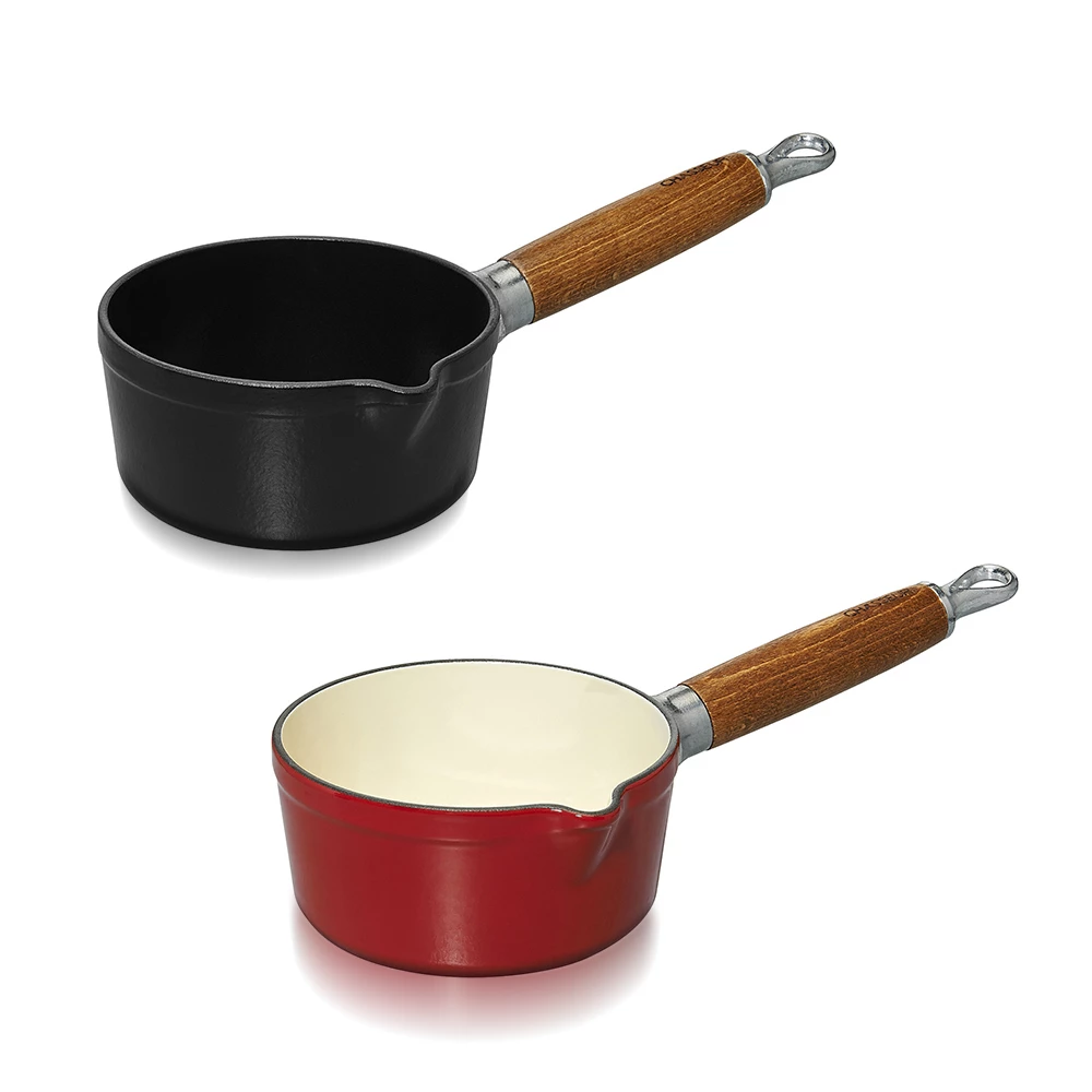 Chasseur - Milchtopf Mit Holzgriff 1 Chasseur - Milchtopf Mit Holzgriff
