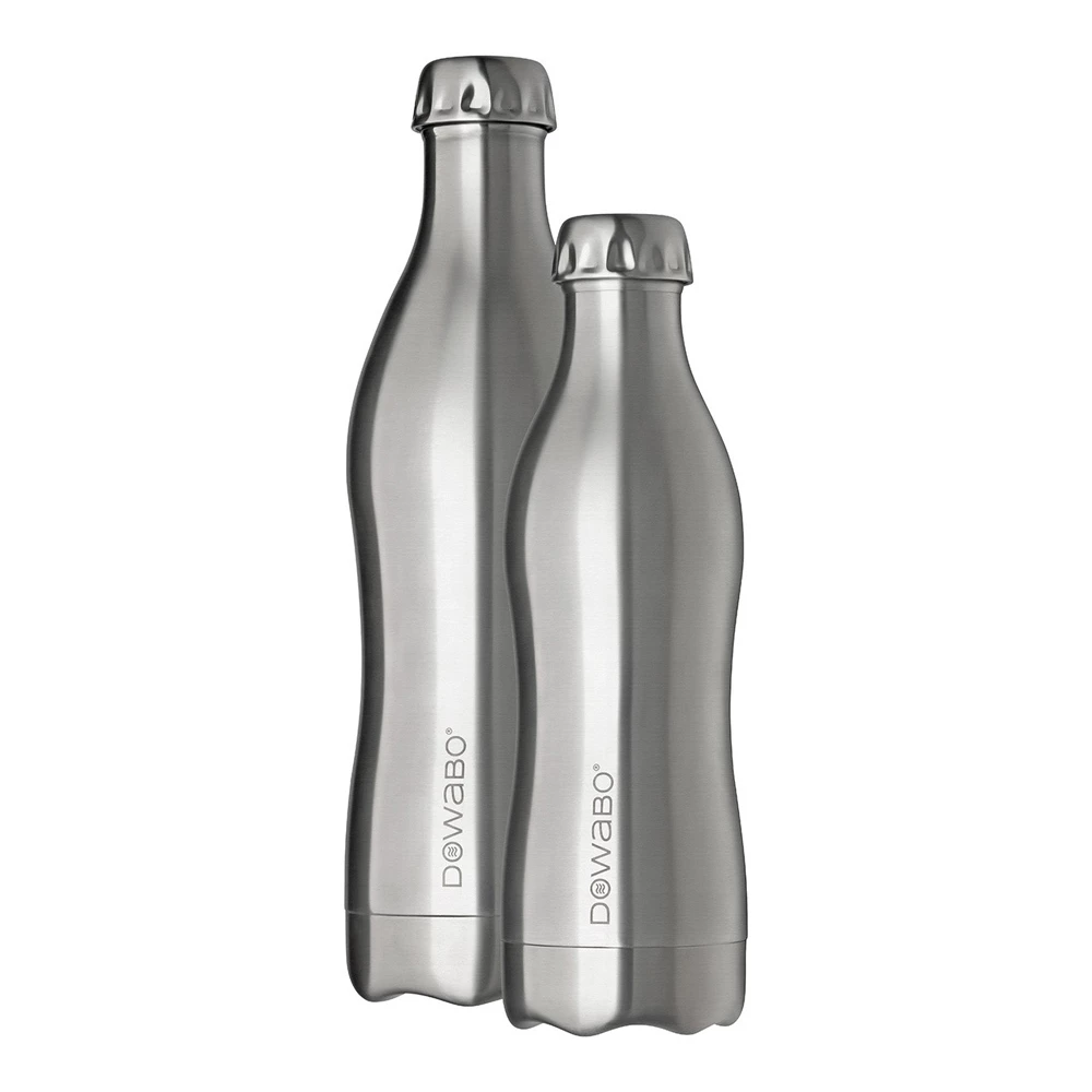 Dowabo - Doppelwandige Isolierflasche - Pure Steel Collection 1 Dowabo - Doppelwandige Isolierflasche - Pure Steel Collection