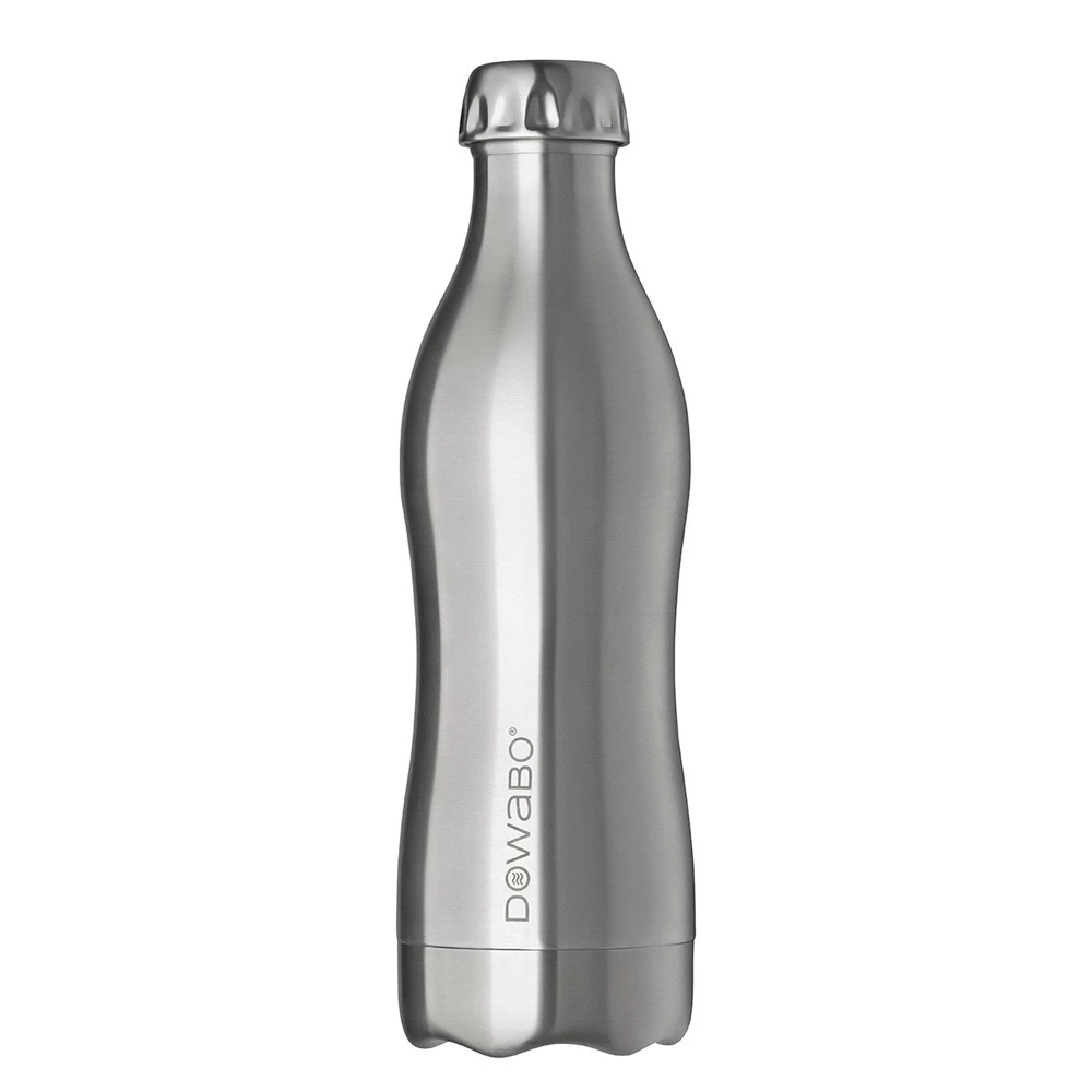 Dowabo - Doppelwandige Isolierflasche - Pure Steel Collection 2 Dowabo - Doppelwandige Isolierflasche - Pure Steel Collection – Bild 2