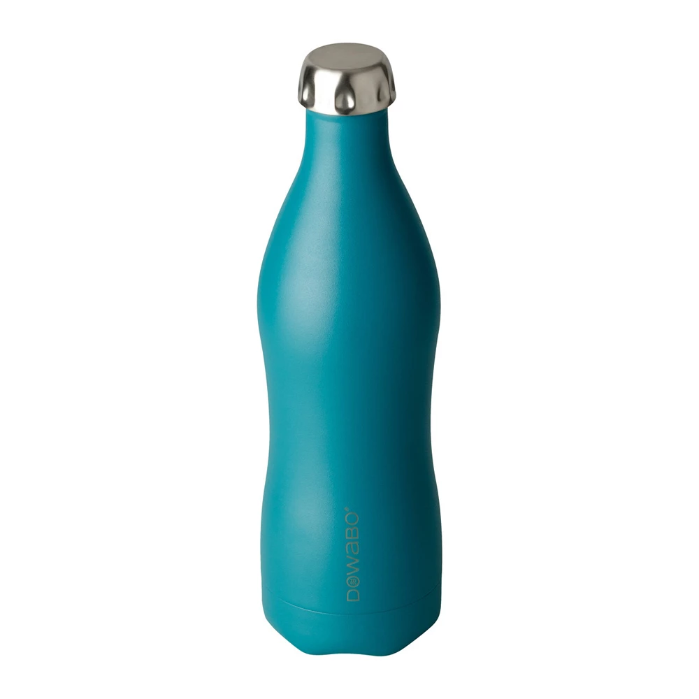 Dowabo - Doppelwandige Isolierflasche - Earth Collection Petrol 2 Dowabo - Doppelwandige Isolierflasche - Earth Collection Petrol – Bild 2