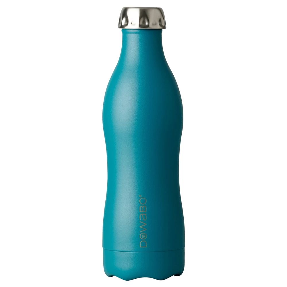 Dowabo - Doppelwandige Isolierflasche - Earth Collection Petrol 4 Dowabo - Doppelwandige Isolierflasche - Earth Collection Petrol – Bild 4