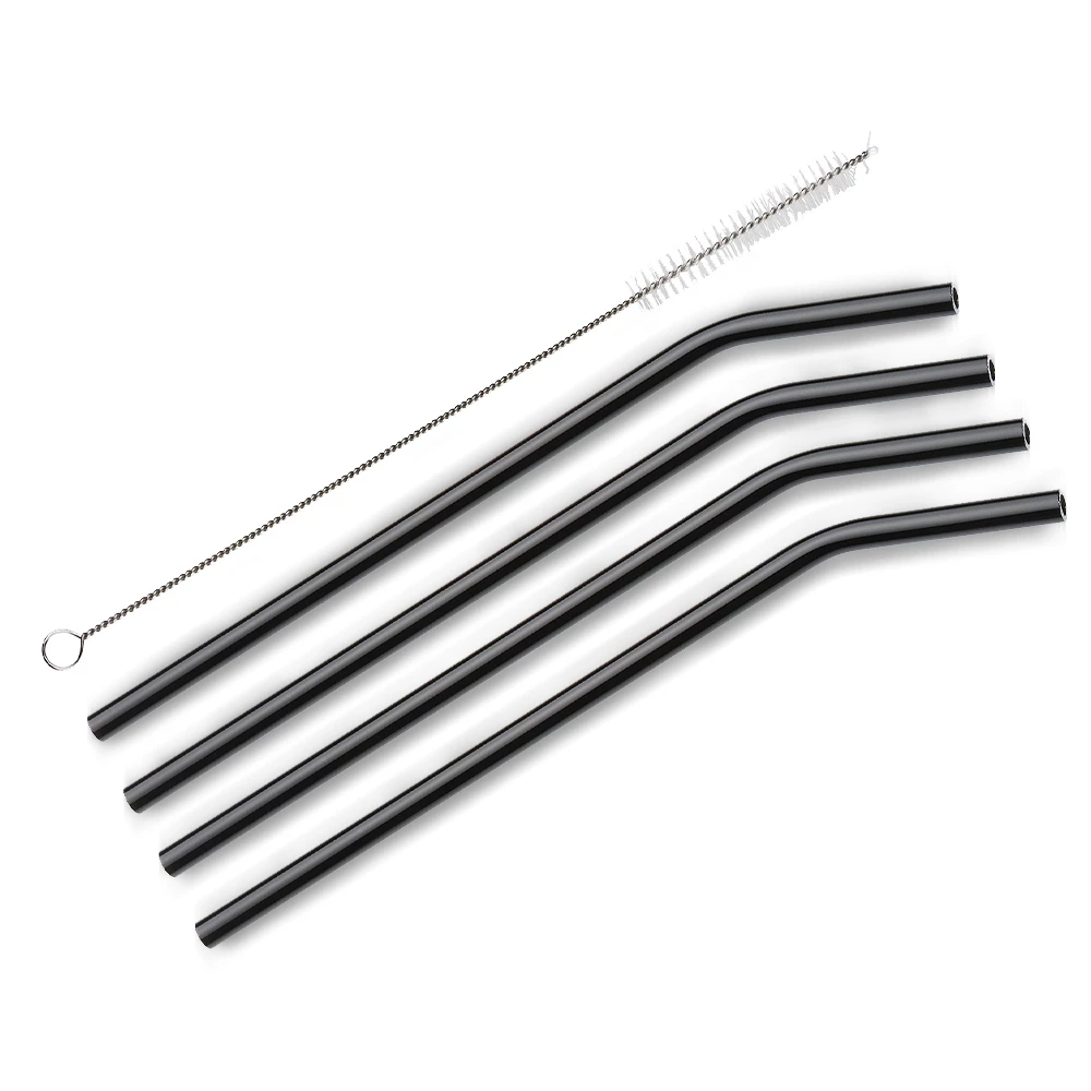 Cilio - Trinkhalme VETRO NERO 4 Stück 2 Cilio - Trinkhalme VETRO NERO 4 Stück – Bild 2