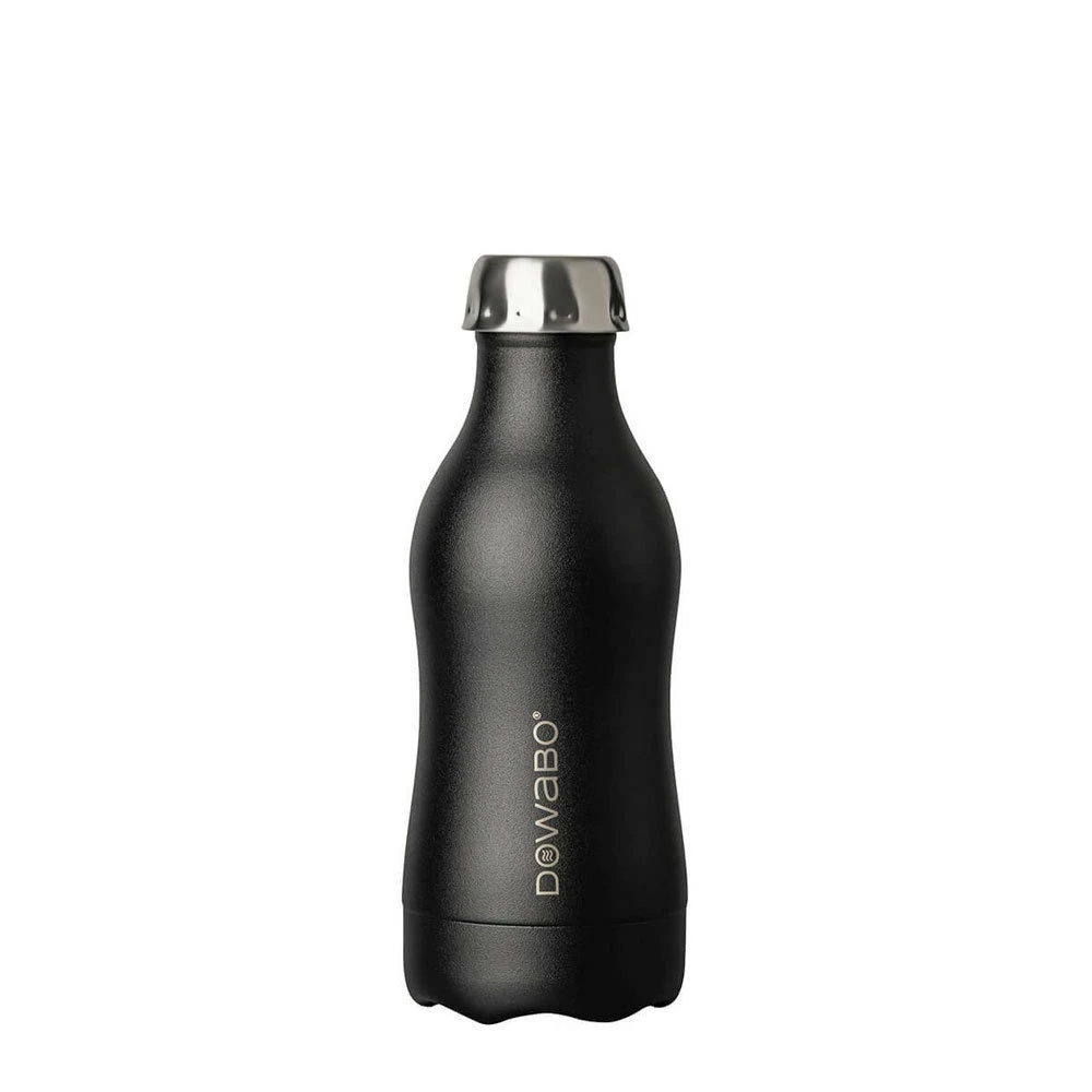 Dowabo - Doppelwandige Isolierflasche - Black Sun 350 Ml 1 Dowabo - Doppelwandige Isolierflasche - Black Sun 350 Ml
