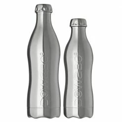Dowabo - Edelstahl Trinkflasche - Pure Steel Collection Steel