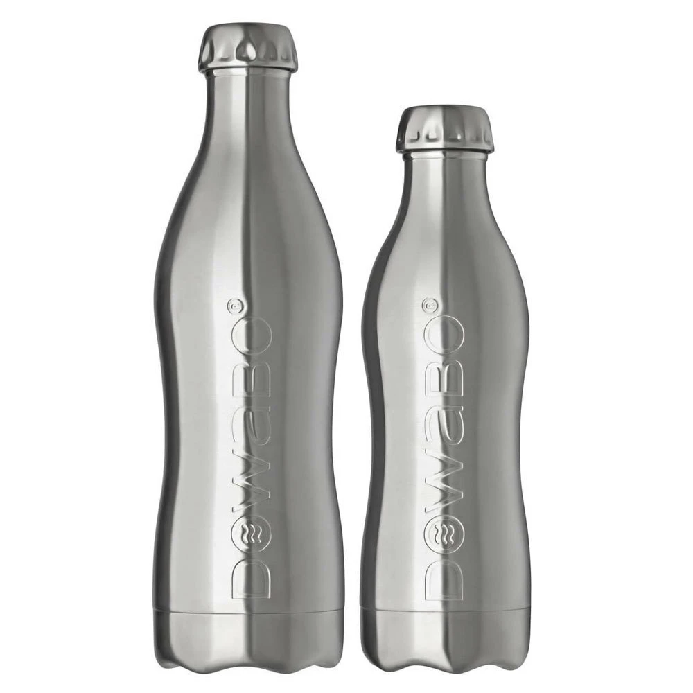 Dowabo - Edelstahl Trinkflasche - Pure Steel Collection Steel 1 Dowabo - Edelstahl Trinkflasche - Pure Steel Collection Steel