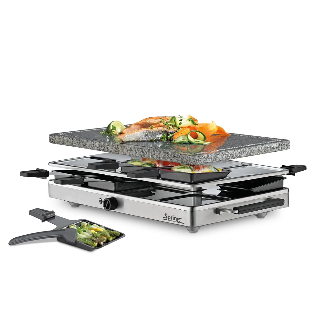 Spring - Raclette8 Classic Granitplatte 1 Spring - Raclette8 Classic Granitplatte